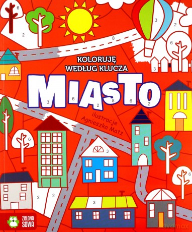 Miasto. Koloruję według klucza [KSIĄŻKA]