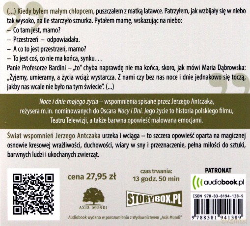 Noce i dnie mojego życia - Jerzy Antczak [AUDIOBOOK]
