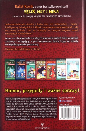Nowa szkoła. Kuba i Amelia - Rafał Kosik [KSIĄŻKA]