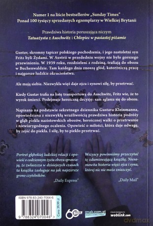 O chłopcu, który poszedł za tatą do Auschwitz. Prawdziwa historia - Jeremy Dronfield [KSIĄŻKA]