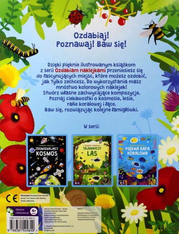 Pachnąca łąka. Ozdabiam naklejkami [KSIĄŻKA]