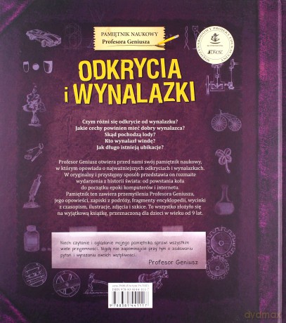 Pamiętnik naukowy profesora geniusza odkrycia i wynalazki [KSIĄŻKA]