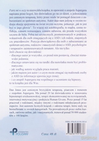 Patrz mi w oczy. Asperger hipnoza i ja - Jones Dan [KSIĄŻKA]