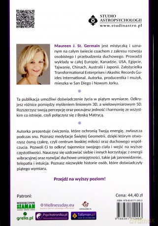 Piąty wymiar. Jak aktywować ósmą czakrę i korzystać z uzdrawiającej energii wibracyjnej - Maureen St. Germain [KSIĄŻKA]