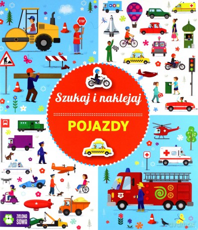 Pojazdy. Szukaj i naklejaj [KSIĄŻKA]