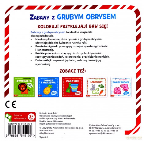 Połącz kropki. Zabawy z grubym obrysem [KSIĄŻKA]