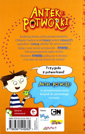 Potworki w drodze. Antek i potworki - Zanna Davidson [KSIĄŻKA]