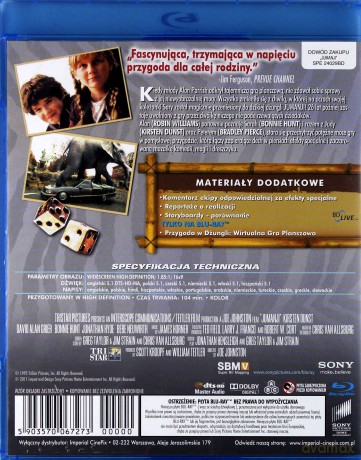 Jumanji [Blu-Ray]