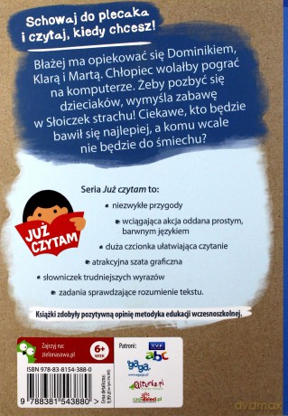 Słoiczek strachu. Już czytam - Barbara Supeł [KSIĄŻKA]