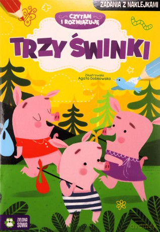 Trzy małe świnki. Czytam i rozwiązuję [KSIĄŻKA]