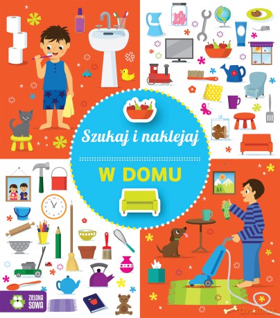 W domu. Szukaj i naklejaj [KSIĄŻKA]