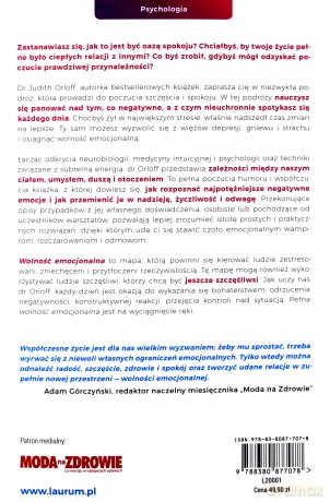 Wolność emocjonalna. Uwolnij się od negatywnych emocji i odmień swoje życie - Judith Orloff [KSIĄŻKA]