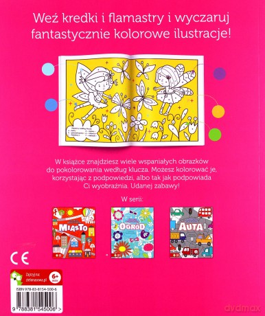 Wróżki. Koloruję według klucza [KSIĄŻKA]