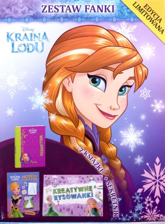 Zestaw fanki Kraina Lodu [KSIĄŻKA]