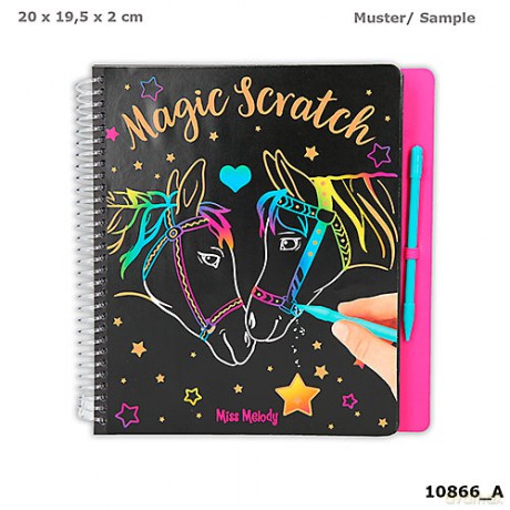 Zestaw kreatywny magic scratch miss melody