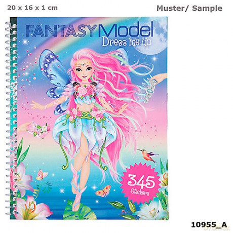 Zestaw z naklejkami dress me up fantasy model