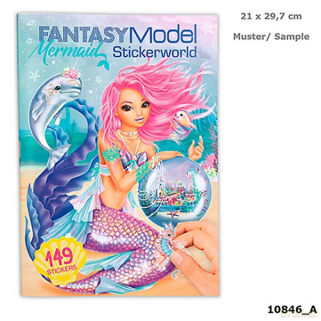 Zestaw z naklejkami fantasy model