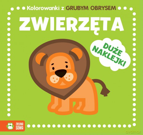 Zwierzęta. Kolorowanki z grubym obrysem [KSIĄŻKA]