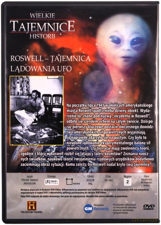 Wielkie Tajemnice Historii: Roswell - Tajemnica Lądowania UFO [DVD]