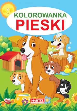 Kolorowanka Pieski - Kartarzyna Ratajszczak [KSIĄŻKA]