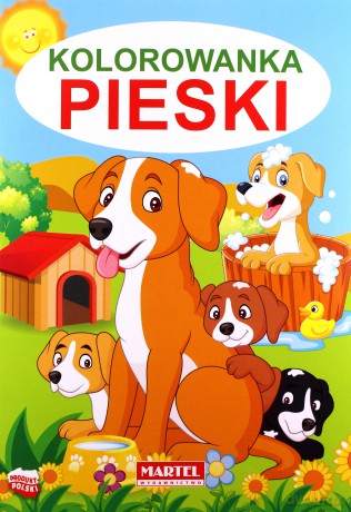 Kolorowanka Pieski - Kartarzyna Ratajszczak [KSIĄŻKA]