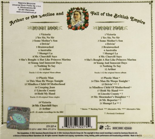 Kinks: Arthur (Deluxe) (digipack) [2CD]