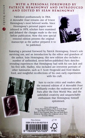 A Moveable Feast - Ernest Hemingway [KSIĄŻKA]