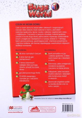 Bugs World 1 Colin w moim domu Zadania dodatkowe - Carol Read, Ana Soberon [KSIĄŻKA]