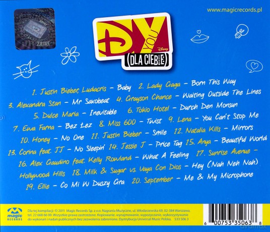 D' You Disney Dla Ciebie [CD]