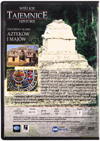 Wielkie Tajemnice Historii: Zagubione skarby Azteków i Majów [DVD]