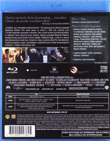 Ciekawy przypadek Benjamina Buttona [2Blu-Ray]