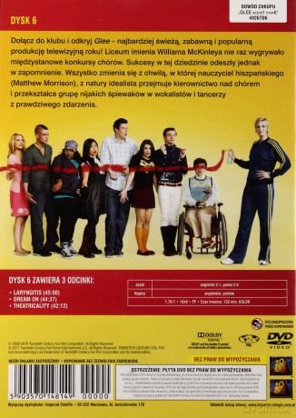 Glee sezon 1 Dysk 6 [DVD] 