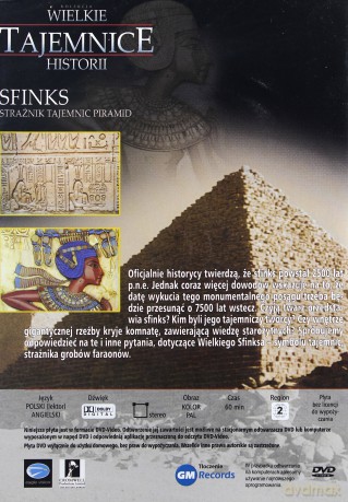 Wielkie Tajemnice Historii: Sfinks - Strażnik Tajemnic Piramid [DVD]