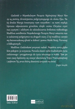 Godzinki o niepokalanym poczęciu Najświętrzej Maryi Panny - Nau Pascale-Dominique [KSIĄŻKA]