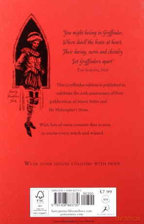 Harry Potter and the Philosopher's Stone Gryffindor Edition - J.K. Rowling [KSIĄŻKA]