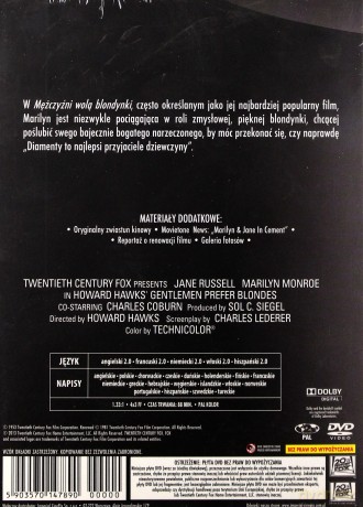 Mężczyźni wolą blondynki (Legendy Hollywood) [DVD]