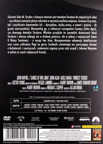 Piaski Iwo Jimy (Legendy Hollywood) [DVD]