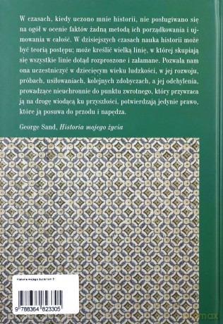 Historia mojego życia (Tom 3) - George Sand [KSIĄŻKA]
