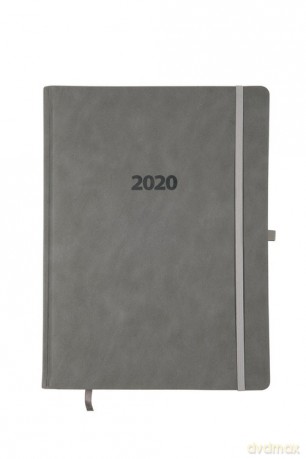 Kalendarz 2020 A4 dzienny KK-A4DLE Elegance szary [KALENDARZ]