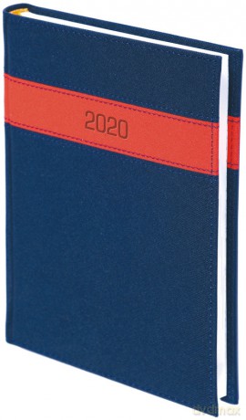 Kalendarz 2020 A5 dzienny Malaga Granat [KALENDARZ]