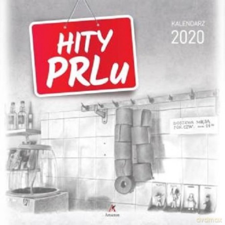 Kalendarz 2020 ścienny kwadrat Hity PRLu [KALENDARZ]