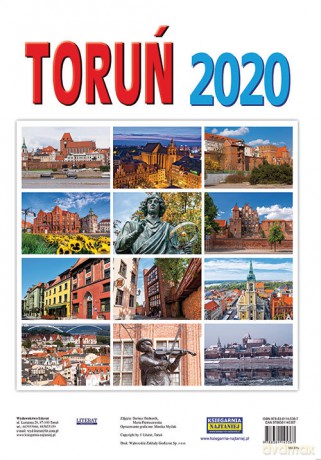 Kalendarz ścienny 2020. Toruń [KALENDARZ]