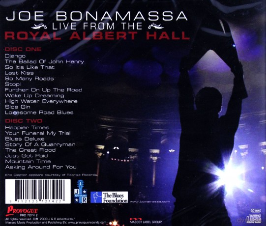 Joe Bonamassa: Live From The Royal Albert Hall [2CD]