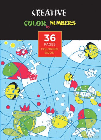 Książeczka do kolorowania Color by Numbers [KSIĄŻKA]