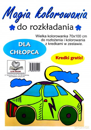 Magia kolorowania dla chłopca [KSIĄŻKA]