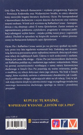 Ojciec Pio i Raffaelina Cerase Wybór listów [KSIĄŻKA]
