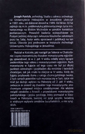 Saba przywódca monastycyzmu palestyńskiego - Joseph Patrich [KSIĄŻKA]