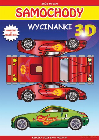 Samochody Wycinanki 3D - Krzysztof Tonder [KSIĄŻKA]