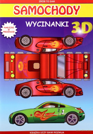 Samochody Wycinanki 3D - Krzysztof Tonder [KSIĄŻKA]