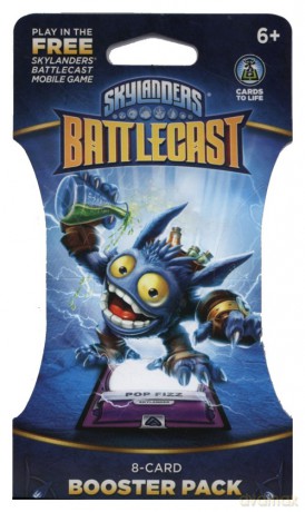 Skylanders Battlecast Booster Pack Pop Fiz 8 kart [GRA]